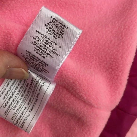 HB Sport Pink ColorBlock Fleece Lined Windbreaker - Picture 11 of 15